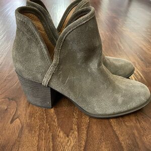 Lucky Brand Women's Faux Suede Ankle Boots